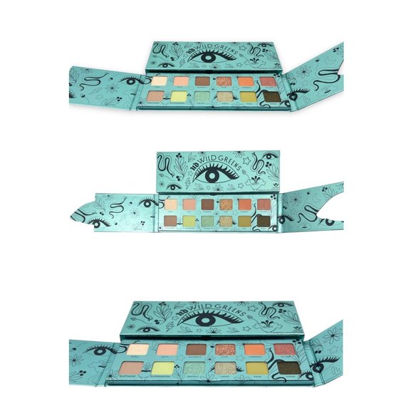 NIB Urban Decay Wild Greens 12-Color Shimmer, Matte, Metallic Eyeshadow Palette - Picture 3 of 9